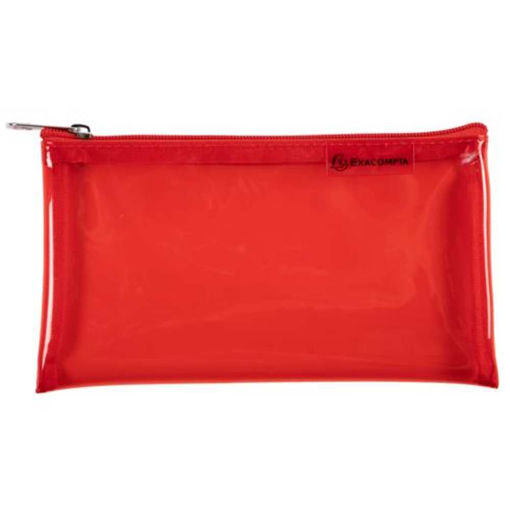 Picture of EXACOMPTA IDERAMA RECTANGLE PENCIL CASE RED